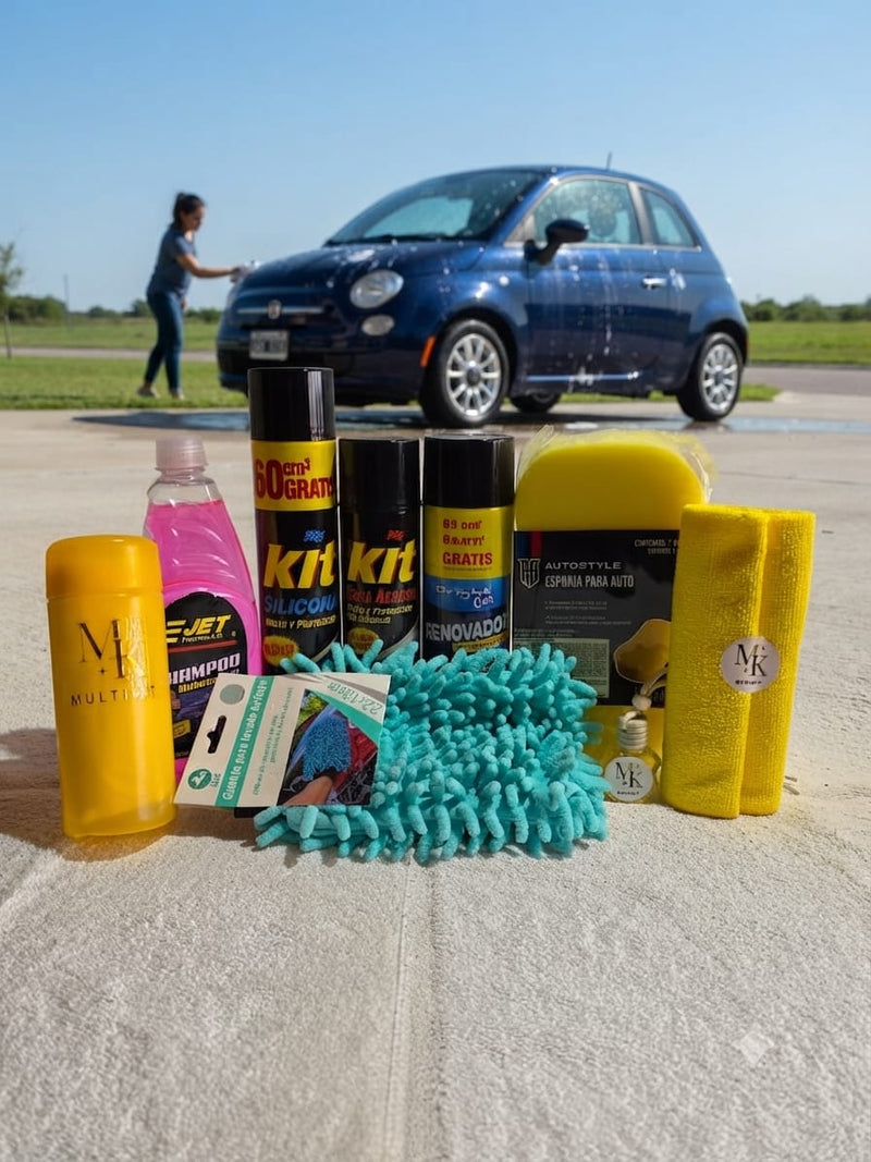 Kit de limpieza y lavado Automotriz